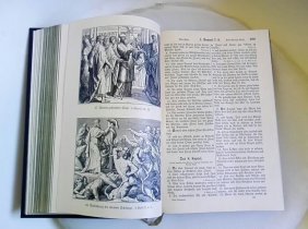 Antike Bibel - illustrierte Ausgabe - 1930 - ERBSTÜCK