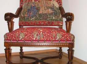Renaissance Stuhl antik, Armlehnstuhl
