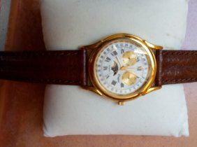 Damen-Armband-Uhr Dryzun Power Reserve, neuwertig