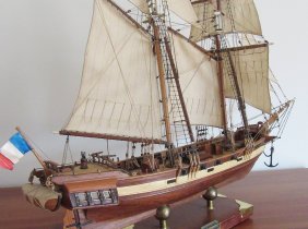 Segelschiff La Toulonnaise Marine Rarität Nautika Schiffsmodell
