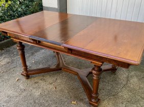Holz Tisch, ausziehbar, Antiquität