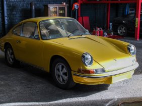 Porsche 911 912 gelb Matching Number verzollt Oldtimer Scheunenfund