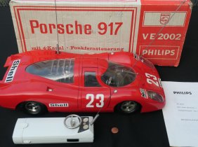 Porsche 917 M1:12 ferngesteuertes Modell von PHILIPS komplett